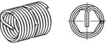 Gewindeeinsatz R 88346 FormB-SR BM 6x 6 A 2 25 St&uuml;ck AMECOIL