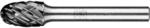 PFERD TOOLS Hartmetall Hochleistungsfr&auml;sstift STEEL Tropfen TRE &Oslash; 10x16 mm