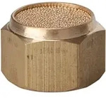 Riegler Sinterbronce-Schalld&auml;mpfer, flach, G 1 i., SW 41