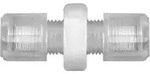 Riegler Gerade Schlauchverbindung, f&uuml;r Schlauch 8/10 mm, SW 22, PFA