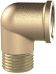 Riegler Winkelst&uuml;ck, 90&deg;, innen/au&szlig;en, G11/2, Druck 16 bar, Messing blank