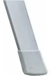 ZARGES Nichtabf&auml;rbende Leiternschuhe Holmau&szlig;enma&szlig; 48 x 25 mm