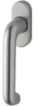 edi DK-Fenstergriff Janus 1013/1000 mit ovaler Rosette,VK7x35 Edelstahl matt