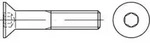 DIN 7991/ISO 10642 Senkschraube A 4 Edelstahl M 24 x 80 A 4 S Innensechskant