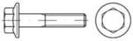 DIN 6921 Sechskant-Flanschschraube M12x70 Stahl 10.9 galvanisch verzinkt