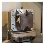 AMF Spanneisen 6314V abgeschr&auml;gt mit St&uuml;tzschraube Nut 18 mm H 13 - 46 mm