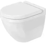 Duravit Wand-WC, Tiefsp&uuml;ler Starck 3 Compact 37x48,5cm, 4,5 l, riml, m vd Bef., we.