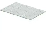 Duravit Glaseinleger DuraSquare 77x38cm, Sicherheitsglas, Cubic line