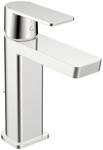 Hansa Waschtisch-Einhebelmischer HANSASTELA Eco m Ablaufgarnitur, Ausladung 106mm,