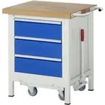 Rau Werkbank mit absenkbarem Fahrgestell Modell 8157 B 750 x T 700 x H 880mm
