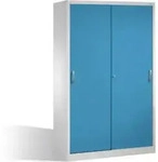 C+P Werkzeugschrank mit Schiebet&uuml;ren, innen 4 B&ouml;den, H1950xB1200xT600mm Front