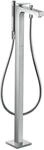 hansgrohe Wannen-Einhebelmischer Axor Citterio bodensteh., m Hebel, Rautens, chrom