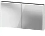 Duravit LED-Spiegel D-Code 2.0 m SD T E 2 T&uuml;r., Lichtf ob, 120x70x14,8cm, we. ma
