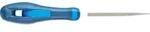 PFERD TOOLS Diamant-Werkstattfeile dreikant 100mm D126 (mittel) f&uuml;r harte Werkstoffe