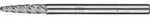 PFERD TOOLS Hartmetall Hochleistungsfr&auml;sstift ALLROUND Rundbogen RBF &Oslash;03x13mm