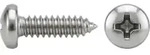 ISO 7049 Form C Linsenkopf-Blechschraube VG 4,8x38 Edelstahl A2 blank PH