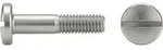 ISO 1580 Flachkopfschraube M2x6 Edelstahl A4 blank Schlitz