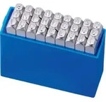 Schlagbuchstabensatz 331 27-tlg.Gro&szlig;buchstaben A-Z Schrift-H.2mm in Ku.-Box