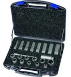 Kraftsteckschl&uuml;sselsatz 720 KLS 21 OL 21-tlg.1/2 Zoll kurz u.lang,6-kant ASW