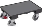 VarioFit Euro-System-Roller mit Boden 10 mm Rand RAL 7016