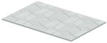 Duravit Glaseinleger DuraSquare 116,4x38cm, Sicherheitsglas, Cubic line