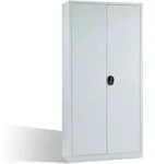 C+P Universalschrank mit Dreht&uuml;ren, innen 4 verzinkte B&ouml;den, H1950xB935xT400mm