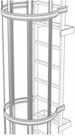 ZARGES R&uuml;ckenschutzstrebe 1.400 mm Alu elox.