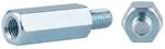 Sechskant-Abstandsbolzen I/A St. gal Zn M 3 x 10 / 6 x 6 SW 5,5 gal Zn S