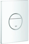 Grohe Abdeckplatte 42375 mit Drucktaste alpinwei&szlig;