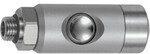 Riegler Druckknopf-Sicherheitskupplung NW 5,5, drehbar, Alu, G 3/8 AG