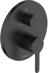 Duravit Fertigmontageset C.1 UP-Brause-Einhebelmischer, m Umstellvent., rd, sw ma