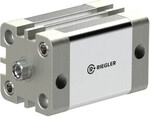 Riegler Kompaktzylinder, doppeltwirkend, IG, K-&Atilde; ̃32, Hub60, G1/8, ISO21287