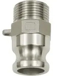 Riegler Kamlok-Schnellkupplungsstecker mit AG, Typ F, ES 1.4401, R 3