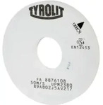 TYROLIT Pr&auml;zisions-Au&szlig;enrund-Schleifscheibe DxTxH (mm), 400x40x127, Typ: A80,