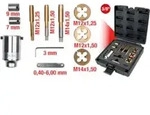 KS Tools 3/8" Gewindeschneid-Satz f&uuml;r Radmuttern- und Schrauben, 11-teilig