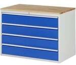 Rau Schubladenschrank Buche-Top und 4 x Schubl.-XXL 4x180mm