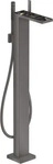 hansgrohe Wannen-Einhebelmischer Axor MyEdition A 196mm, boden, o. Pl., brush. bla vc