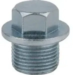 KS Tools &Ouml;lablassschraube, Au&szlig;en6kant 17mm, M20x1,5x15mm, 25er-Pack