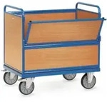 fetra Holzkastenwagen 2873 - Tragkraft 600kg TPE-Reifen