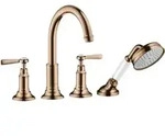 hansgrohe Fertigmontageset Axor Montreux 4-L-Fliese-Ar, m Hebelgr., pol. r gol