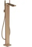 hansgrohe Wannen-Einhebelmischer Axor MyEdition A 196mm, boden, o. Pl., brush. r gol