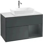 V&B Waschtischunterschrank Finion 100, Pl w m, Reg md m Lac, md bl. m Lac