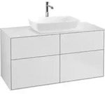 V&B Waschtischunterschrank Finion 120x60,3cm, Abd.-Pl. wh. m, wh. m Lac