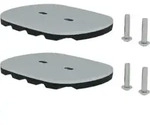 MUNK nivello-Fu&szlig;platte f&uuml;r Gitterroste 126x89 mm