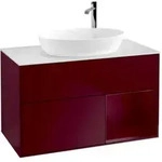 V&B Waschtischunterschrank Finion 100, Pl wh. m, Reg Peo m Lac, Peo m