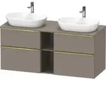 Duravit Waschtischunterschrank D-Neo 140x55cm, 2 SBK, 2 A, B bs, g pol/Bas ma
