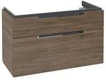 V&B Waschtischunterschrank Subway 2.0 98,7x59x44,9cm, Griff chrom, arizona oak