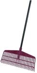 floraworld Laub- und Rasenbesen S 26 Zinken mit Stiel (010634)