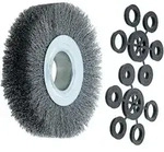 Lessmann Draht-Rundb&uuml;rste Stahldraht 0,30 / 0,35 mm, B&uuml;rsten-⌀xBesatzbreite: