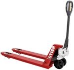 STIER Gabelhubwagen Tragkraft 2500kg Gabell&auml;nge 1150mm Nylon-Reifen mit...